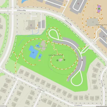 Map of Lookout Park and Pool