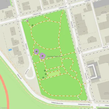 Map of Columbus Square Park