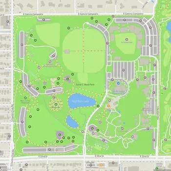 Map of Gene C. Reid Park