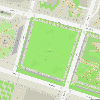 Map of Serra Sculpture Park