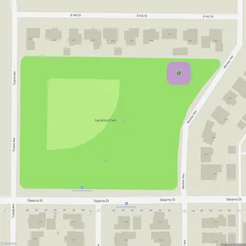 Map of Los Altos Park