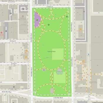 Map of Central Park