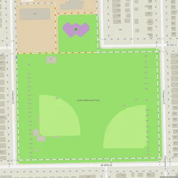 Map of Jackie Robinson Park