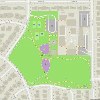 Map of Houge Park