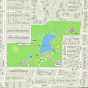 Map of Kidd Springs Park