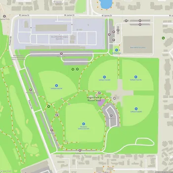 Map of Hogan Park at Russell Road