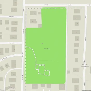 Map of Tyler Park