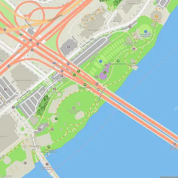 Map of Sawyer Point Park
