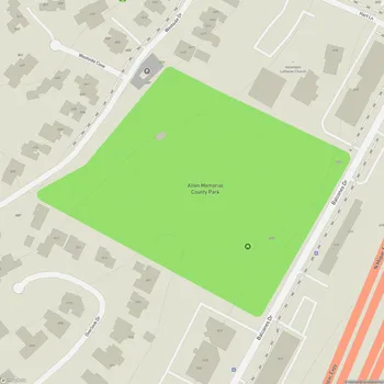 Map of Allen Memorial County Park