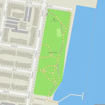 Map of Founders Park