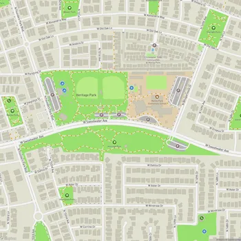 Map of Heritage Park