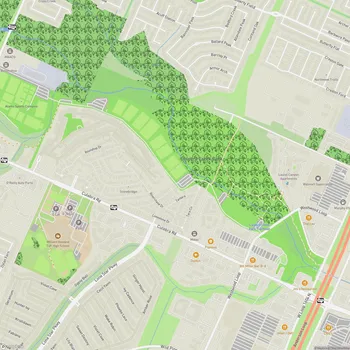 Map of Culebra Creek Park