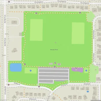 Map of Heroes Park
