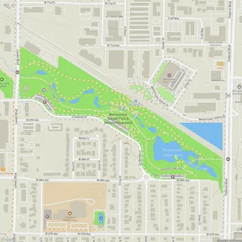 Map of Westminster Station Nature Play Park
