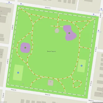 Map of Boone Square Park