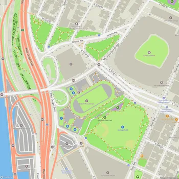 Map of Macombs Dam Park