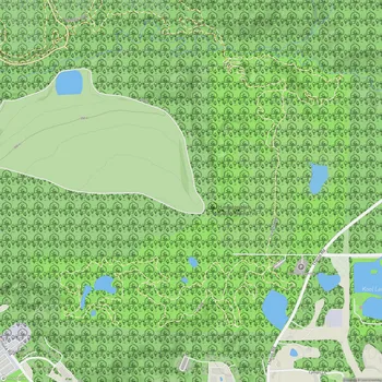 Map of Hampton Hills Mountain Bike Area
