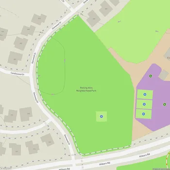 Map of Rolling Hills Neighborhood Park