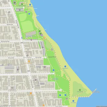 Map of Loyola Park