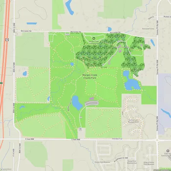 Map of Morgan Creek County Park