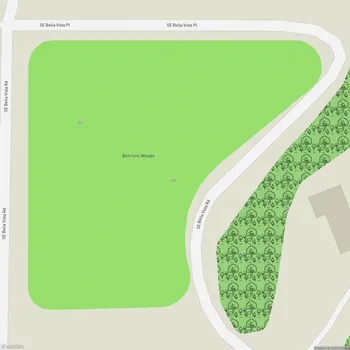 Map of Behrens Woods