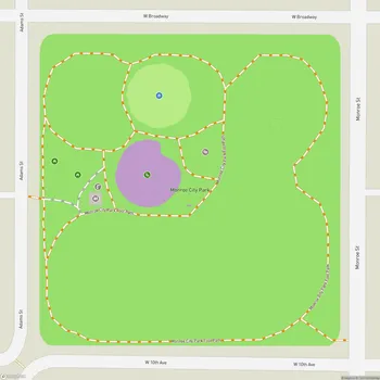Map of Monroe Park