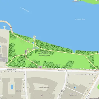 Map of International Shores at Lady Bird Lake Metropolitan Park