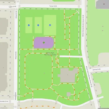 Map of Selena S. Butler Park
