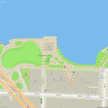 Map of Empire Fulton Ferry
