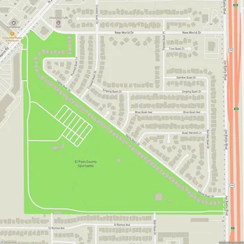 Map of El Paso County Sportspark