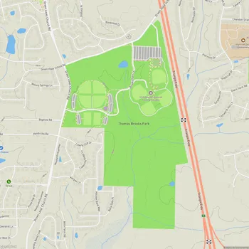 Map of Thomas Brooks Park
