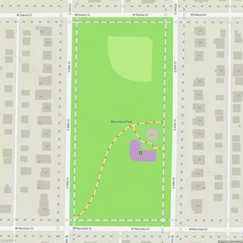 Map of Manitoba Park