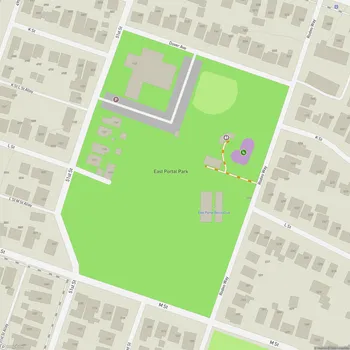 Map of East Portal Park