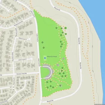 Map of Mountain Hawk Park