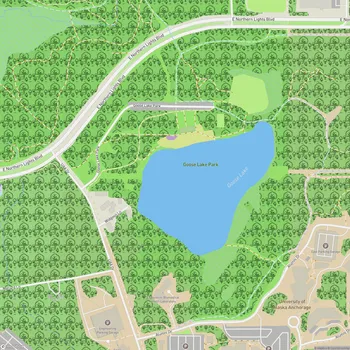 Map of Goose Lake Park