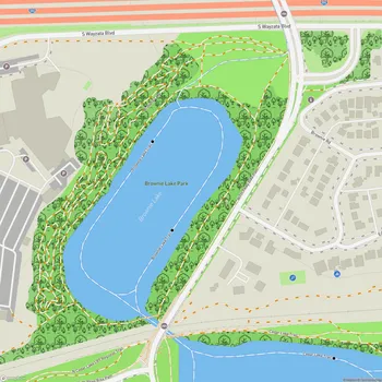 Map of Brownie Lake Park