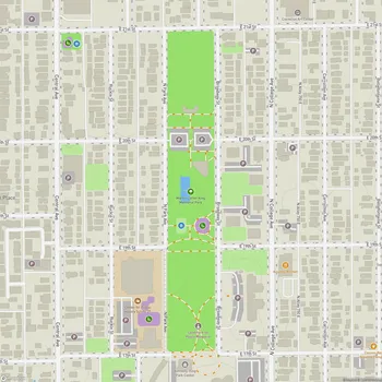 Map of Dr. Martin Luther King Jr. Park