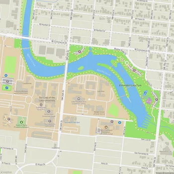Map of Elmendorf Lake Park