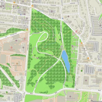 Map of Burnet Woods