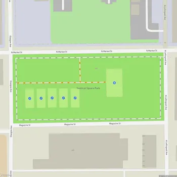 Map of Yeatman Square Park