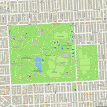 Map of Patterson Park