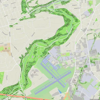 Map of Lehigh Parkway