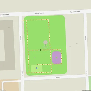 Map of Spanish Town Park