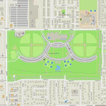 Map of Centennial Park
