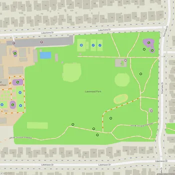 Map of Lakewood Park
