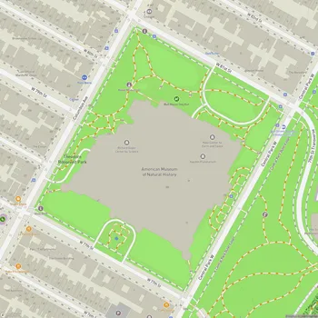 Map of Theodore Roosevelt Park