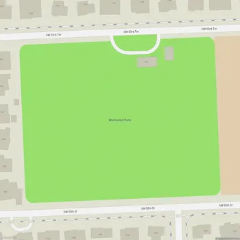 Map of Westwood Park