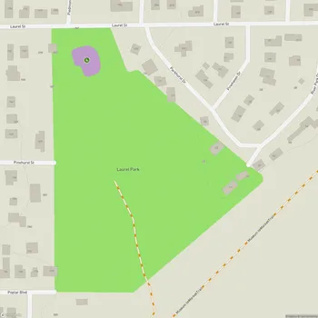 Map of Laurel Park