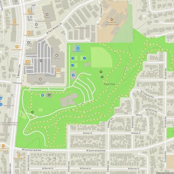 Map of Peck Park
