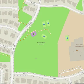 Map of Mary and Moses Green Park